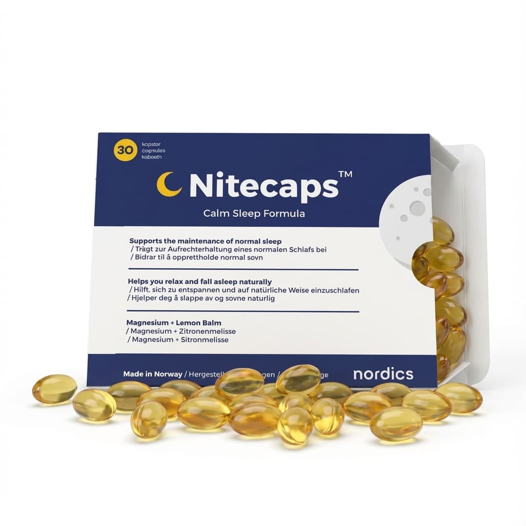 NiteCaps™ Produktverpackung